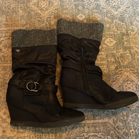 Roxy Presley II wedge boots size 8 - Picture 2 of 5